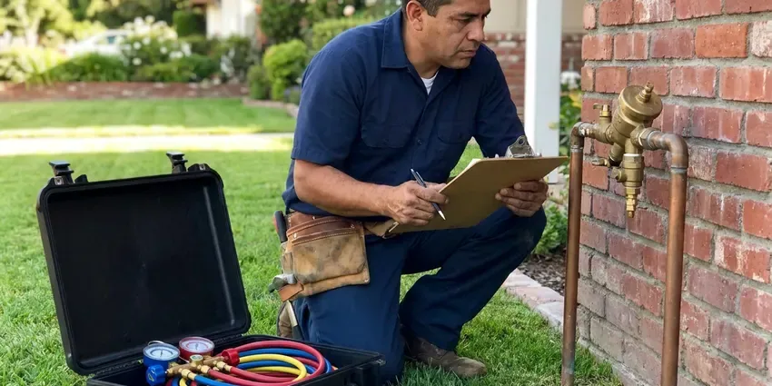 GLV Plumbing technician providing drainage services in Bridgeport