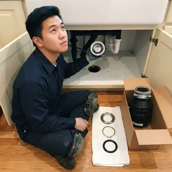 Professional garbage disposal installation, Danbury, CT