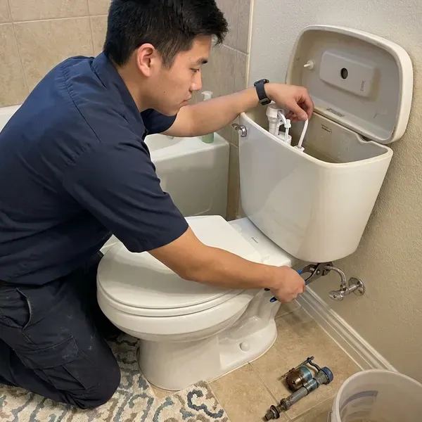 Local toilet repair by GLV Plumbing, Bristol, CT