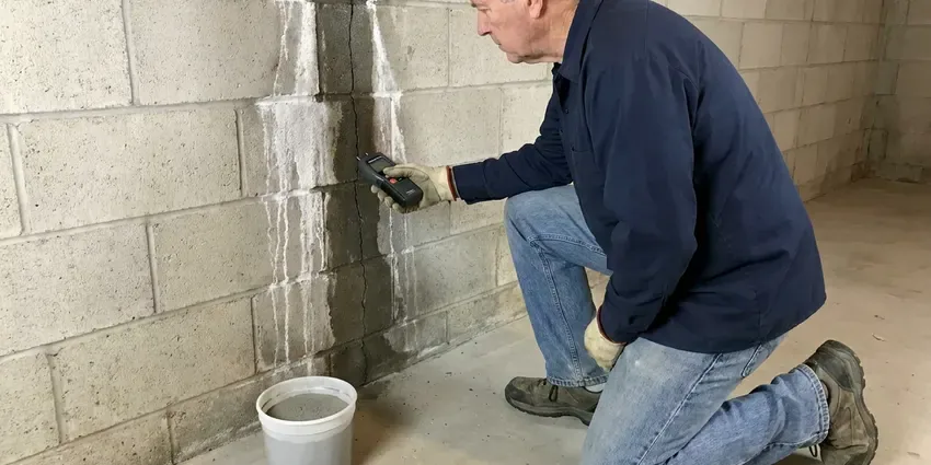 GLV Plumbing technician providing drainage services in New Haven